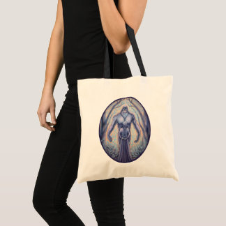Bolso De Tela Pie grande y la Maiden Tote Bags Regalos de pie gr
