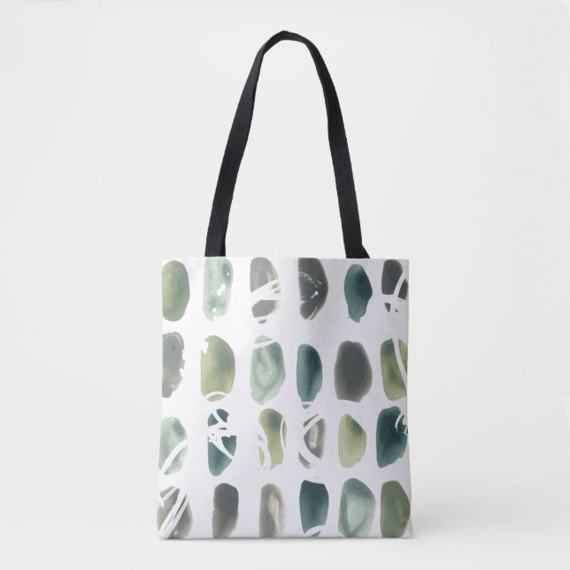 Bolso De Tela Piedra rúnica - Verde (Anverso)