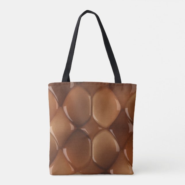 Bolso De Tela Piedras de brillo (Reverso)