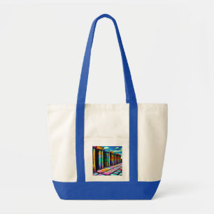Bolso De Tela Piedras psicodélicas