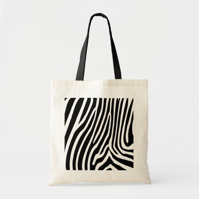 Bolso De Tela piel de cebra, patrones (Frente)