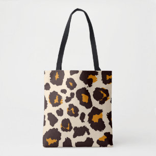 Bolso De Tela Piel de queso, textura de impresión animal.