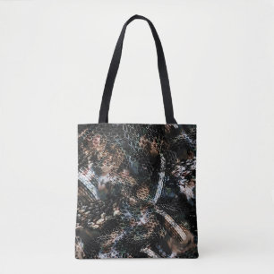 Bolso De Tela Piel de serpiente