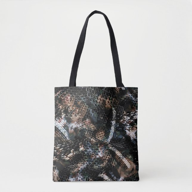 Bolso De Tela Piel de serpiente (Anverso)