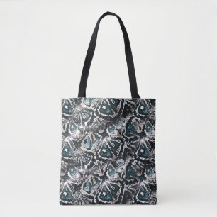 Bolso De Tela Piel de serpiente