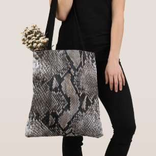 Bolso De Tela Piel de serpiente Python de lujo - Moda elegante r
