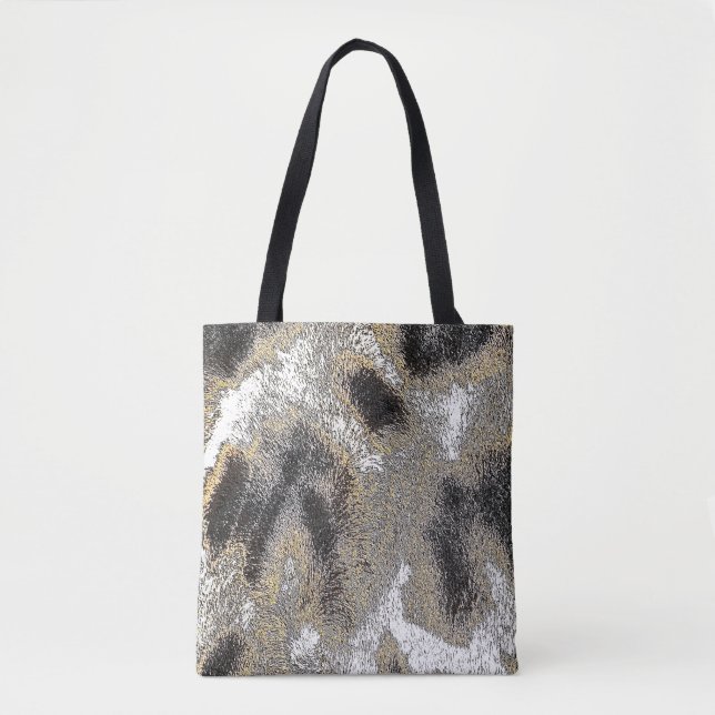 BOLSO DE TELA PIEL GIRAFFE ABSTRACTA (Anverso)