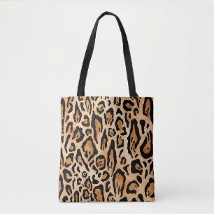 Bolso De Tela Piel leopardo: Patrón eterno sin foco