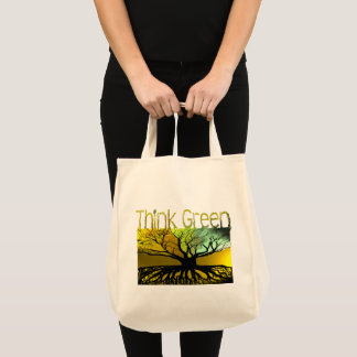 Bolso De Tela Piensa Verde