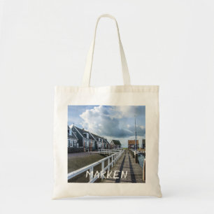 Bolso De Tela Pier de madera en Marken, Países Bajos