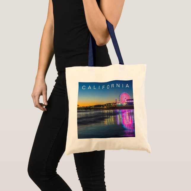 Bolso De Tela Pier de Santa Mónica | Los Ángeles, California (Anverso (producto))