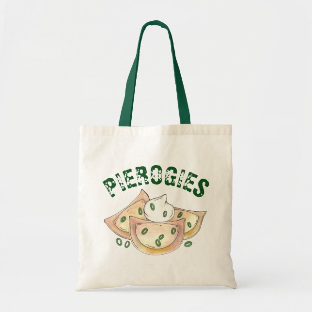 Bolso De Tela Pierogías Cocina Polaca Papa Dumplings Foodie (Frente)