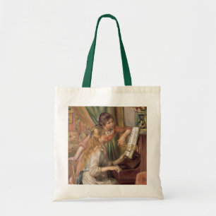 Bolso De Tela Pierre A Renoir Jóvenes Chicas en el piano