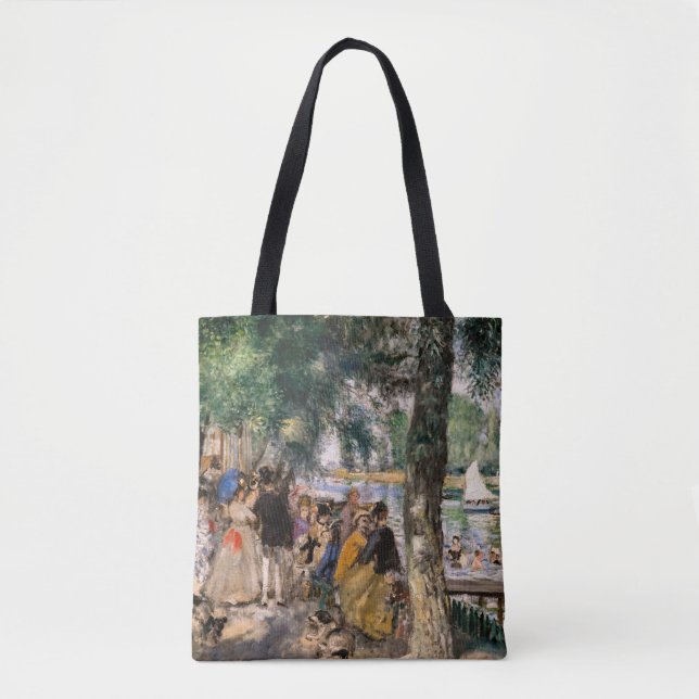 Bolso De Tela Pierre-Auguste Renoir - Bañarse en el Sena (Anverso)