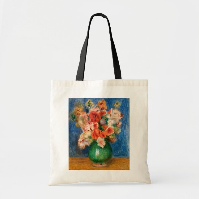 Bolso De Tela Pierre-Auguste Renoir - Bouquet (Frente)