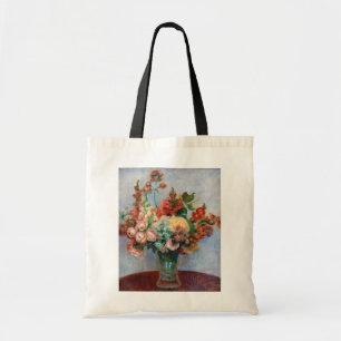 Bolso De Tela Pierre-Auguste Renoir - Flores en una plaza