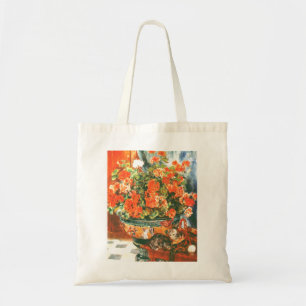 Bolso De Tela Pierre-Auguste Renoir Geraniums And Cats