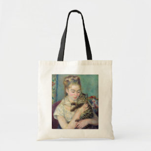 Bolso De Tela Pierre-Auguste Renoir - Mujer con un gato