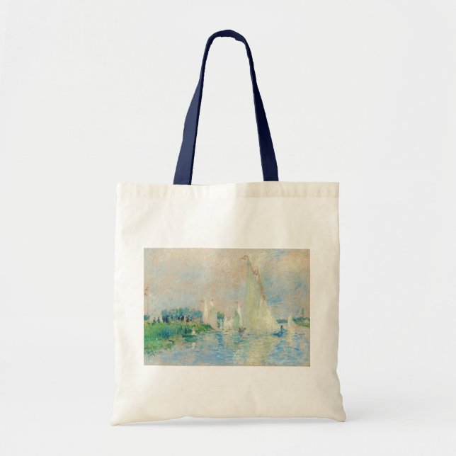 Bolso De Tela Pierre-Auguste Renoir - Regatta en Argentina (Frente)