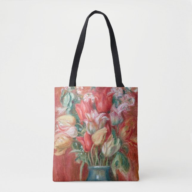 Bolso De Tela Pierre-Auguste Renoir - Tulip Bouquet (Anverso)