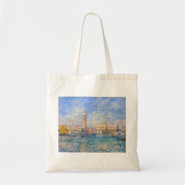 Bolso De Tela Pierre-Auguste Renoir - Venecia, el Palacio del Do (Frente)