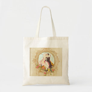 Bolso De Tela Pierrot y Columbine