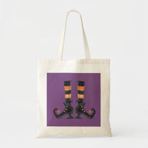 Bolso De Tela Pies de Bruja de Halloween