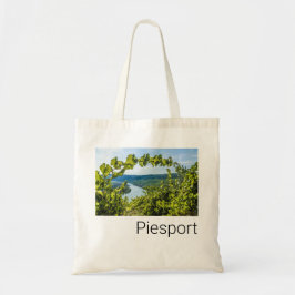 Bolso De Tela Piesport Moselle Grapes Vintage Souvenir