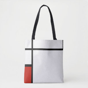 Bolso De Tela Piet Mondrian - Resumen geométrico