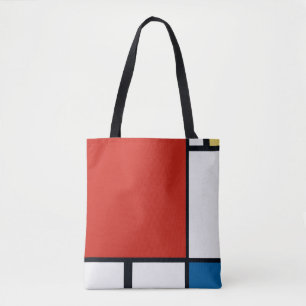 Bolso De Tela Piet Mondrian - Resumen geométrico de la composici