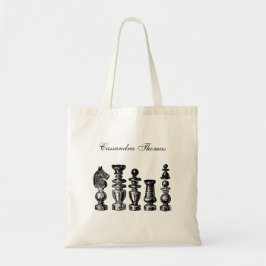 Bolso De Tela Piezas de Ajedrez Arte Antiguo