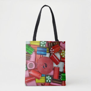 Bolso De Tela Piezas de caramelo coloridas