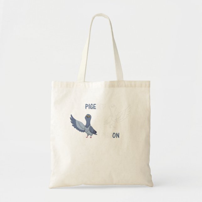 Bolso De Tela Pigeoff Pigeon (Frente)