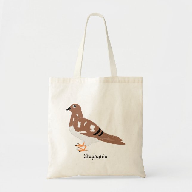 Bolso De Tela Pigeon Design Personalized Tote Bag (Frente)