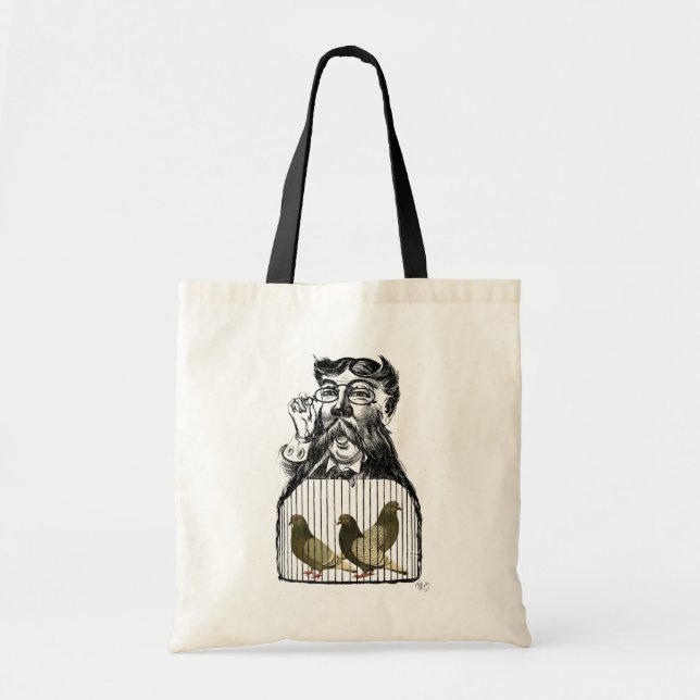 Bolso De Tela Pigeon Fancier (Frente)