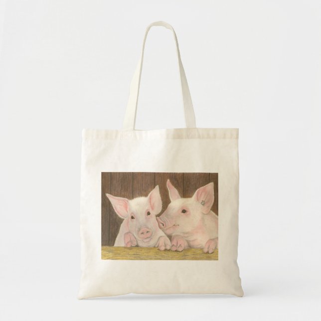 Bolso De Tela Piglets (Frente)