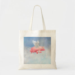 Bolso De Tela Piglets voladores
