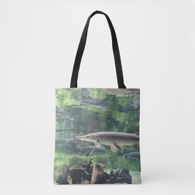 Bolso De Tela Pike Fish (Anverso)