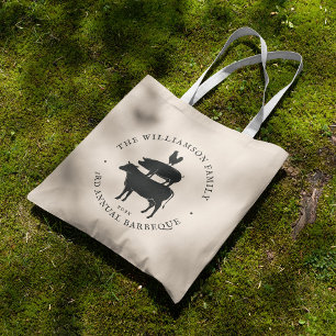Bolso De Tela Pila de animales Divertida Barbacoa Familiar