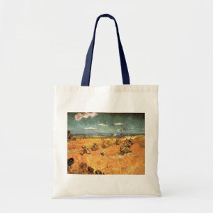 Bolso De Tela Pilas de trigo con pañal por Vincent van Gogh