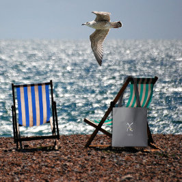 Bolso De Tela Pilates lover Floral monogram watercolor gray