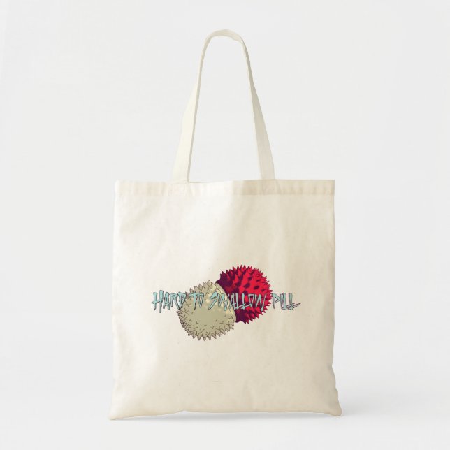 Bolso De Tela Píldora Difícil de Tragar (Frente)