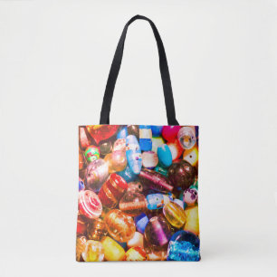 Bolso De Tela Pile de cuentas