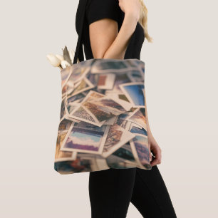 Bolso De Tela Pile de fotografías antiguas