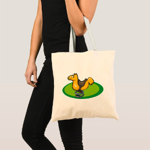 Bolso De Tela Piloto de muelle de caballos de recreo