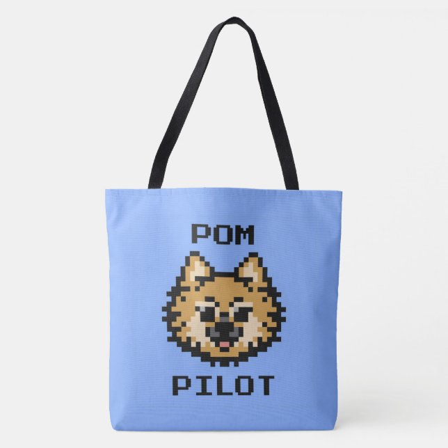 Bolso De Tela Piloto Pom - (Anverso)