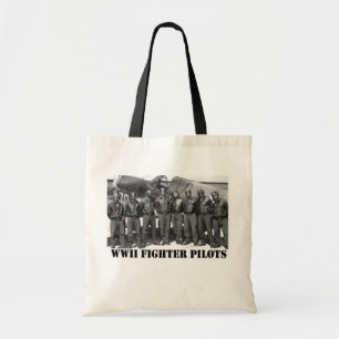 BOLSO DE TELA PILOTOS DE LUCHA CONTRA LA SEGUNDA GUERRA MUNDIAL