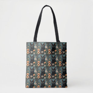Bolso De Tela Pimienta el tote del gato