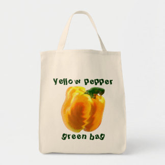 Bolso De Tela Pimiento Morrón Amarillo