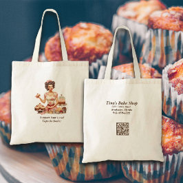 Bolso De Tela Pin Up Chica Home Bakery tema Coozie